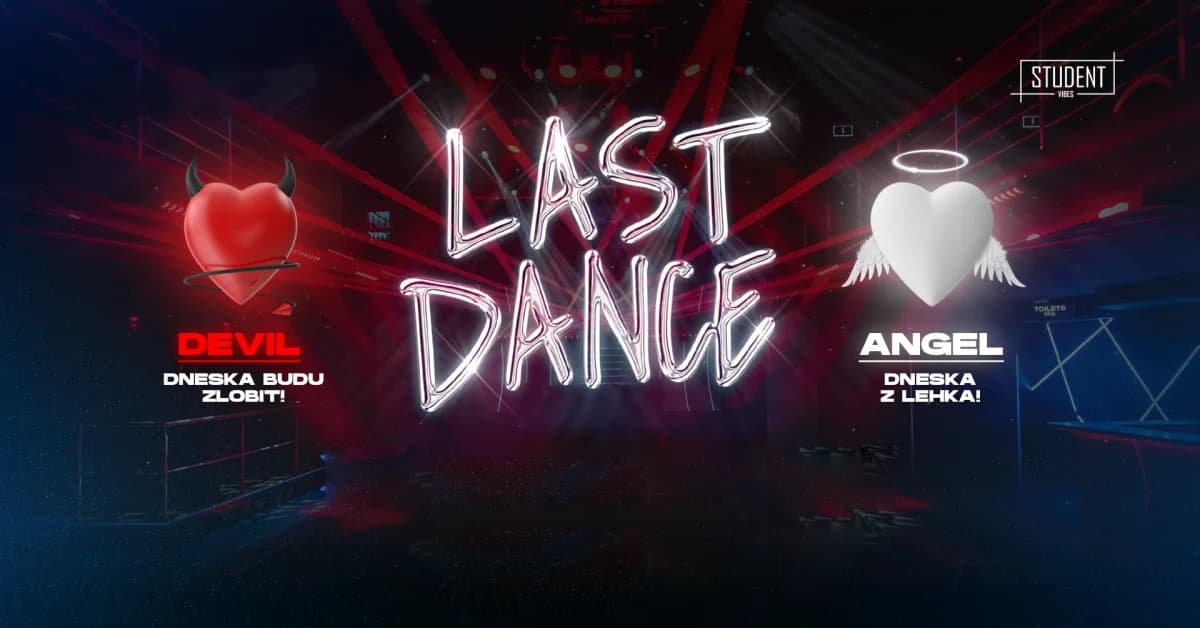 Last Dance — plakát akce Student Vibes